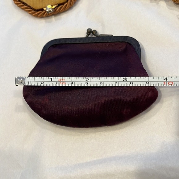 Cobalt Blue and Gold Man & Women Wall plaques and Old Change purse - Picture 7 of 11